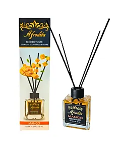 Afrodita Odorizant cameră cu bețe 100 ml Mango – parfum tropical intens și revigorant