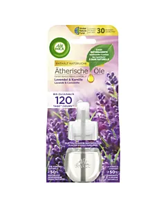 Airwick Rezervă aparat electric 19 ml Lavender & Chamomile – parfum calmant de lavandă și mușețel