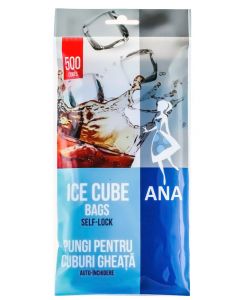 Anna Pungi pentru cuburi de gheata (auto-inchidere) 500 cuburi