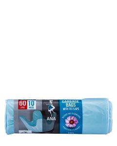 Anna Saci menajeri parfumati cu urechi 60 L 10 buc Floral Turcoaz