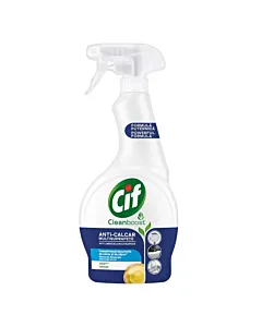 Cif Soluție anticalcar multisuprafețe 500 ml Cleanboost cu oțet – spray pentru curățarea calcarului și petelor
