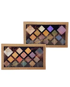 Paleta farduri pleoape DoDo Girl Metallic 16 culori – nuanțe naturale și intense