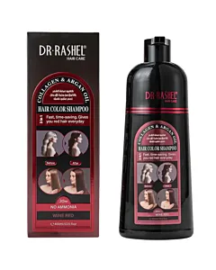 Dr. Rashel - Sampon colorat 400ml - nuanta Wine Red