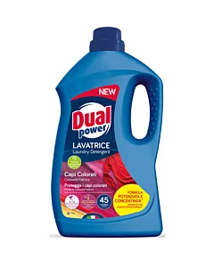 Dual Power Detergent lichid 1.8 L 45 spalari Capi Colorati