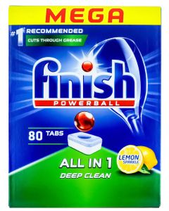 Finish Tablete pentru masina de spalat vase 80 buc All in 1 Lemon
