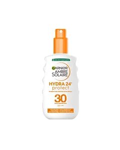 Garnier Ambre Solaire Loțiune de plajă cu pompa 200 ml SPF 30 Hydra 24 Protect – protecție solară UVA/UVB și hidratare intensă