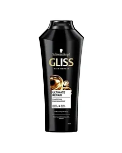 Gliss Șampon 400 ml Ultimate Repair – șampon cu keratină lichidă pentru repararea intensivă a părului foarte deteriorat