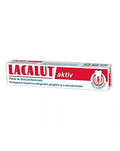 Pastă de dinți Lacalut Aktiv 75 ml pentru îngrijirea gingiilor