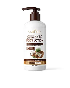 Loțiune de corp Sadoer Coconut Oil 300ml – hidratare intensă și parfum delicat