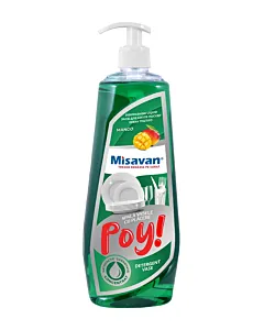 Misavan Poy Detergent pentru vase cu pompa 750 ml Mango