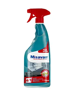 Misavan Solutie curatat suprafete baie 750 ml 4in1