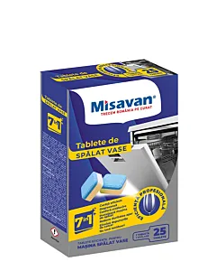 Misavan Tablete pentru masina de spalat vase 25 buc 7in1