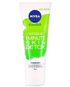 Nivea Masca de fata 75 ml 1 Minute Skin Detox (in tub)