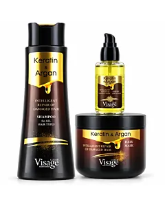 Pachet Promo Visage Keratin & Argan 3 produse