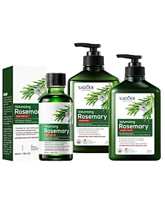 Pachet SADOER Rozmarin Volumizing – șampon 500 ml, balsam 500 ml, ulei 50 ml