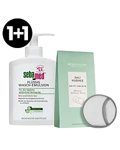 Promo Sebamed Gel de curățare pentru față + GRATIS dischete lavabile Revolution – curățare delicată și sustenabilă