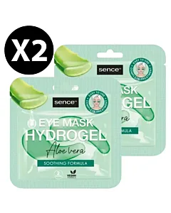 Promo Sence Beauty Mască pentru ochi Hydrogel Soothing Aloe Vera 1+1 GRATIS – efect calmant și hidratare intensă