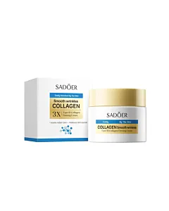 Cremă de față Sadoer Collagen Tip III Smooth Wrinkles 50g antirid și hidratantă.