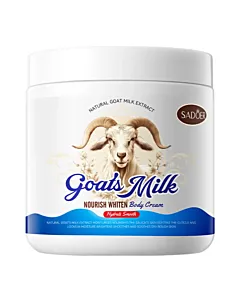 Sadoer Cremă de corp cu lapte de capră 500 g Goats Milk – hidratare profundă și îngrijire naturală pentru piele catifelată