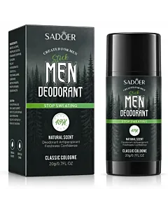 Sadoer Deodorant antiperspirant stick pentru barbati 20 g Classic Cologne
