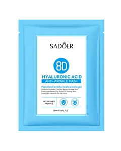 Sadoer Masca de fata anti-imbatrinire cu acid hialuronic  25 ml 8D Nourishes Hydrate