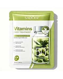 Sadoer Masca de fata cu ulei de masline 25 ml Vitamins Moisturizing&Vitality Care