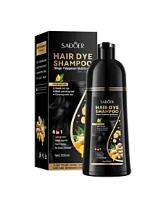 Sadoer Sampon pentru colorarea parului 500 ml 4in1 Natural Black