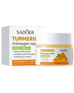 Sadoer Turmeric Face Cream 50g – cremă hidratantă și reparatoare