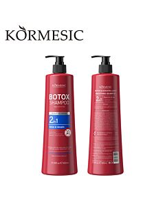 Șampon Körmesic Botox & Keratin 2 în 1 pentru repararea părului deteriorat