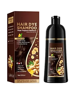 Sadoer Sampon pentru colorarea parului (cu ghimbir) 500 ml 4in1 Chestnut Brown