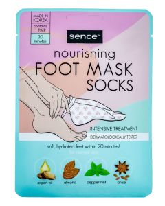 Sence Beauty Masca hidratanta pentru picioare 18 g Intensiv
