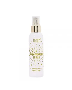 Spray Ushas Shimmer No.01 pentru față și corp cu efect de strălucire