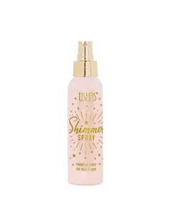 Spray Ushas Shimmer pentru față și corp cu efect de strălucire, No. 03