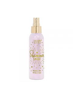 Spray Ushas Shimmer No. 04 pentru față și corp cu efect de strălucire