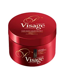 Visage Mască de păr Color Protect Argan & Pomegranate 500 ml — tratament intensiv pentru păr vopsit
