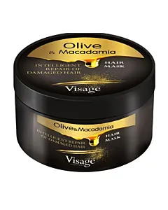 Visage Mască de păr Olive & Macadamia 500 ml – tratament profund pentru păr deteriorat