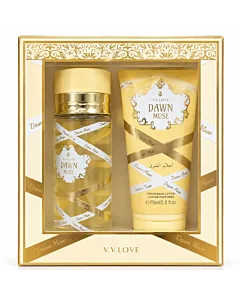 V.V.LOVE Set pentru femei:Spray de corp+Lotiune de corp 100+75 ml Dawn Muse