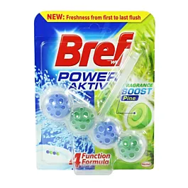 Bref Odorizant WC cu bile 50g Power Aktiv Pine