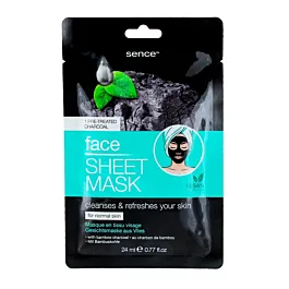 Sence Beauty Masca de fata 24 ml Charcoal 