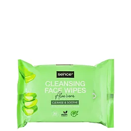 Sence Beauty Servetele demachiante 20 buc Aloe Vera