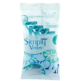 Venus Aparat de ras pentru femei 2 lame 4 buc Simply Smooth
