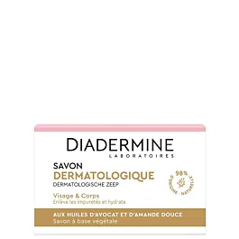 Savon Diadermine à L'huile D'avocat & Amande - 100g Pour Visage Et Corps, Peaux Sèches