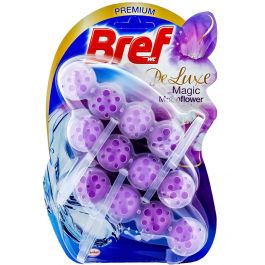 Bref Odorizant WC cu bile 3x50g De Luxe Magic Moonflower