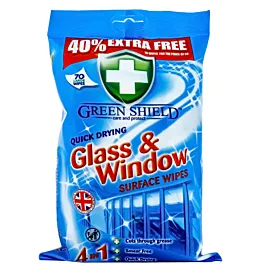 Green Shield Servetele umede 70 buc Glass&Window