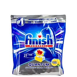 Finish Tablete pentru masina de spalat vase 27 buc Quantum Lemon
