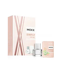 Mexx Caseta femei:Parfum+Sapun 20 ml + 75 g Simply Clean Formula