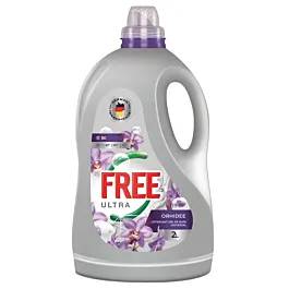 Ultra Free Detergent Lichid 2 L 50 spalari Orhidee