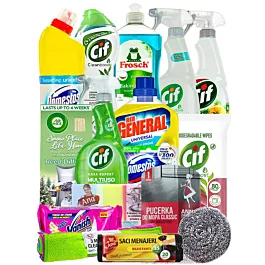 Pachet de curatenie 16 produse CIF