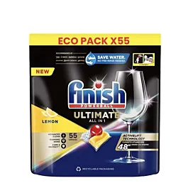 Finish Tablete pentru masina de spalat vase 55 buc Ultimate All In1 Citron
