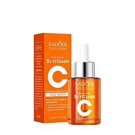 Sadoer Ser facial cu Vitamina C 30 ml Skin Active 5x